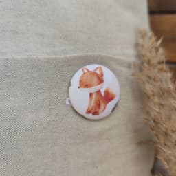 Coussin personnalisé en lin et coton avec prénom brodé et initiale - photo 4