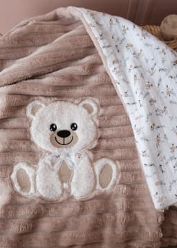 Couverture bébé personnalisée ourson douceur - photo 2
