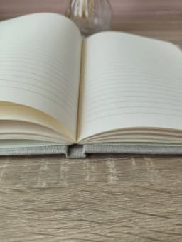 Carnet de prière en lin brut – Fait main et personnalisable - photo 6